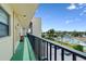 Exterior hallway with ocean view at 1433 N Atlantic Ave # 422, Daytona Beach, FL 32118
