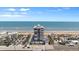 Aerial view of beachfront highrise building at 1239 Ocean Shore Blvd # 7E5, Ormond Beach, FL 32176