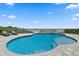 Inviting kidney-shaped pool with ocean view at 4711 S Atlantic Ave, Ponce Inlet, FL 32127