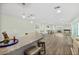 Spacious game room with a bar, game tables, and plenty of room for entertaining at 4711 S Atlantic Ave, Ponce Inlet, FL 32127