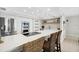 Modern kitchen with stainless steel appliances and white cabinetry at 2615 S Atlantic Ave # 7H, Daytona Beach, FL 32118