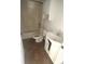 Bathroom with white vanity and shower/tub combo at 820 N Oleander Ave, Daytona Beach, FL 32118