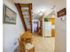 Kitchen features wood cabinets and tiled floors at 2850 Ocean Shore Blvd # 15C, Ormond Beach, FL 32176
