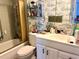 Bathroom with double vanity and shower/tub combo at 935 N Halifax Ave # 907, Daytona Beach, FL 32118