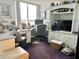 Spacious home office with built-in shelving and city views at 935 N Halifax Ave # 907, Daytona Beach, FL 32118