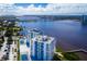 Condo building with water and bridge views at 935 N Halifax Ave # 907, Daytona Beach, FL 32118