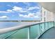 Spacious balcony boasting panoramic water views at 231 Riverside Dr # 1904, Daytona Beach, FL 32117