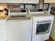 Bright laundry room with a new washer and dryer at 64 Ocean Palm S Dr # 64, Flagler Beach, FL 32136
