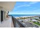 Balcony boasting stunning ocean and beach views at 1513 Ocean Shore Blvd # 6C, Ormond Beach, FL 32176