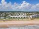 Aerial view of beachfront property and surrounding neighborhood at 2600 Ocean Shore Blvd # 3060, Ormond Beach, FL 32176