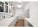 Bright laundry room with ample cabinetry and countertop space at 70 Riverside Dr, Ormond Beach, FL 32176