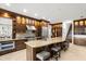 Spacious kitchen featuring an island, stainless steel appliances, and ample cabinetry at 70 Riverside Dr, Ormond Beach, FL 32176
