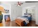 Spacious bedroom with ample closet space and hardwood floors at 70 Riverside Dr, Ormond Beach, FL 32176
