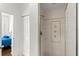 Clean bathroom with a shower and a view into a bedroom at 70 Riverside Dr, Ormond Beach, FL 32176