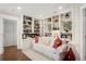 Cozy sitting area with built-in bookshelves and comfortable seating at 70 Riverside Dr, Ormond Beach, FL 32176