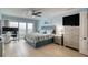 Spacious main bedroom with ocean views and ample dresser storage at 2937 S Atlantic Ave # 1504, Daytona Beach, FL 32118
