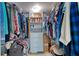 Large walk-in closet with ample storage space at 2937 S Atlantic Ave # 1504, Daytona Beach, FL 32118