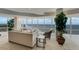 Relaxing lounge area with comfortable seating and expansive ocean views at 2545 S Atlantic Ave # 1701, Daytona Beach Shores, FL 32118