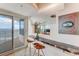 Breakfast bar with ocean view and granite countertop at 2545 S Atlantic Ave # 1701, Daytona Beach Shores, FL 32118