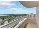 Spacious balcony boasting panoramic views of the city and waterways at 2545 S Atlantic Ave # 1701, Daytona Beach Shores, FL 32118