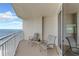 Ocean view balcony with patio chairs, perfect for relaxing at 2545 S Atlantic Ave # 1701, Daytona Beach Shores, FL 32118