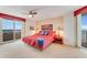 Spacious main bedroom with ocean views and comfortable bedding at 2545 S Atlantic Ave # 1701, Daytona Beach Shores, FL 32118
