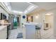 Modern kitchen with island and stainless steel appliances at 4525 S Atlantic Ave # 1502, Port Orange, FL 32127