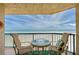 Enjoy ocean views from this balcony with seating at 4525 S Atlantic Ave # 1502, Port Orange, FL 32127