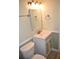Clean bathroom with a vanity and shower/tub combo at 1510 Ocean Shore Blvd # 4140, Ormond Beach, FL 32176