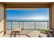 Oceanfront balcony with seating for enjoying the view at 4555 S Atlantic Ave # 4304, Ponce Inlet, FL 32127