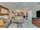 Bright and airy living room with ocean view and comfortable seating area at 4555 S Atlantic Ave # 4304, Ponce Inlet, FL 32127
