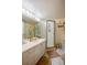 Bathroom with a shower and single vanity at 4555 S Atlantic Ave # 4304, Ponce Inlet, FL 32127