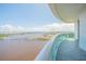 Balcony with scenic water views at 231 Riverside Dr # 2601-1, Daytona Beach, FL 32117