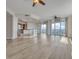 Open concept living room with hardwood floors and water views at 231 Riverside Dr # 2601-1, Daytona Beach, FL 32117