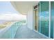 Balcony offering stunning water views at 231 Riverside Dr # 2601-1, Daytona Beach, FL 32117