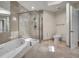 Spa-like bathroom with soaking tub and shower at 231 Riverside Dr # 2601-1, Daytona Beach, FL 32117