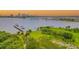 Aerial view of waterfront park and bridge at 231 Riverside Dr # 2601-1, Daytona Beach, FL 32117