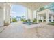 Water feature in a beautiful courtyard setting at 231 Riverside Dr # 2601-1, Daytona Beach, FL 32117