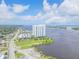 Condo complex near the water, road, and residential areas at 231 Riverside Dr # 2601-1, Daytona Beach, FL 32117