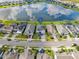 Community view showing home's location by the lake at 137 Azure Mist Way, Daytona Beach, FL 32124