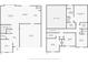 Two-story home floor plan, showing a spacious layout with multiple bedrooms and bathrooms at 137 Azure Mist Way, Daytona Beach, FL 32124