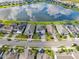 Community view showing home's location by the lake at 137 Azure Mist Way, Daytona Beach, FL 32124