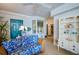 Bright living room featuring wicker furniture at 4565 S Atlantic Ave # 5308, Port Orange, FL 32127