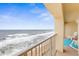 Stunning ocean view from condo balcony at 89 S Atlantic Ave # 1002, Ormond Beach, FL 32176