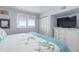 Main bedroom with ocean view and ample closet space at 89 S Atlantic Ave # 1002, Ormond Beach, FL 32176