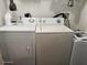 Laundry room with washer and dryer at 129 Blue Heron Dr # A, Daytona Beach, FL 32119