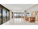 Bright dining area with ocean views and access to a balcony at 2200 N Atlantic Ave # 1602, Daytona Beach, FL 32118