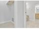 Spacious closet with built-in shelving at 2200 N Atlantic Ave # 1602, Daytona Beach, FL 32118