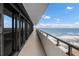 Enjoy breathtaking ocean views from this expansive balcony at 2200 N Atlantic Ave # 1602, Daytona Beach, FL 32118