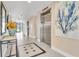 Elegant lobby with tile flooring and modern decor at 2200 N Atlantic Ave # 1602, Daytona Beach, FL 32118